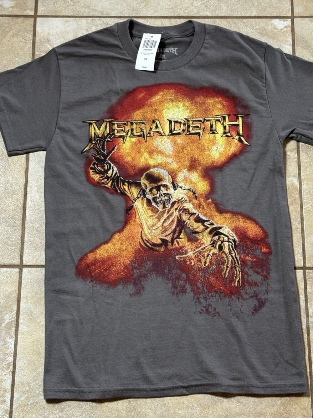 Megadeth Vic Rattlehead Nuclear Blast T-Shirt SMALL New With Tags